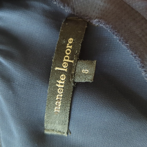 Nanette Lepore Embroidered Red and Blue Sleeveless Blouse - Picture 6 of 7